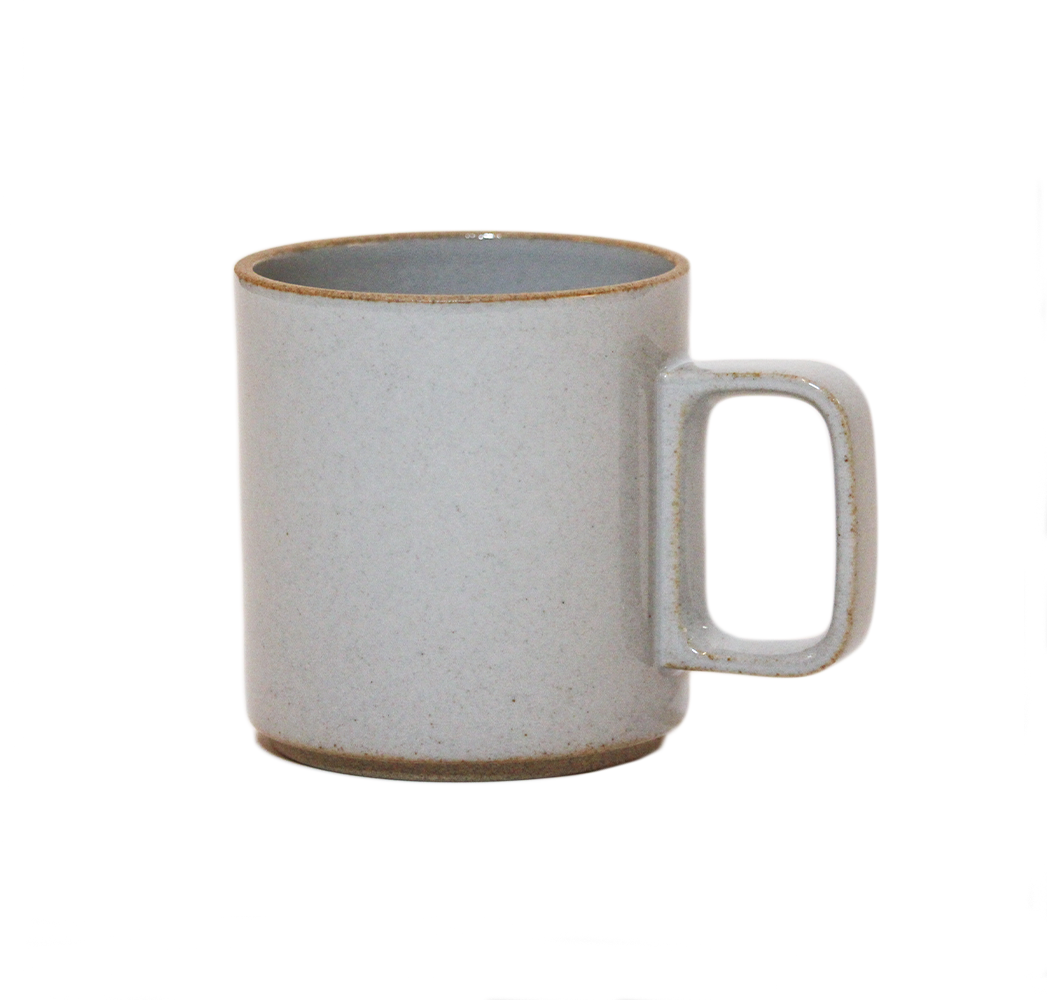 Hasami Mug Tabletop Coffee Mugs + Cups Dinnerware Saikai Toki Trading Tabletop Gloss Grey Small HPM020