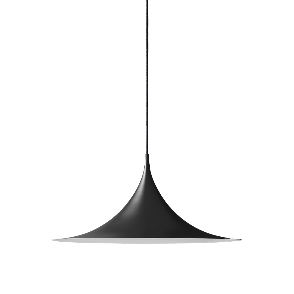 Semi Pendant Lighting GUBI Lighting Pendants quick-t-banner Black Semi Matte Small