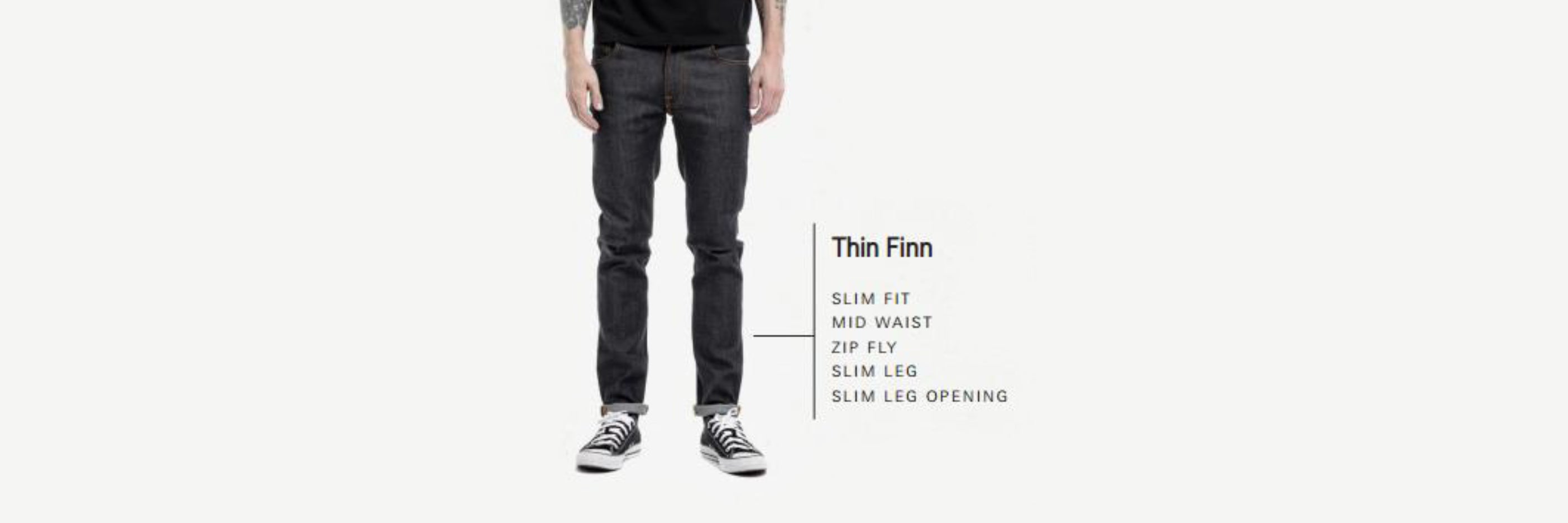 Finn Slim Straight Ankle Jeans