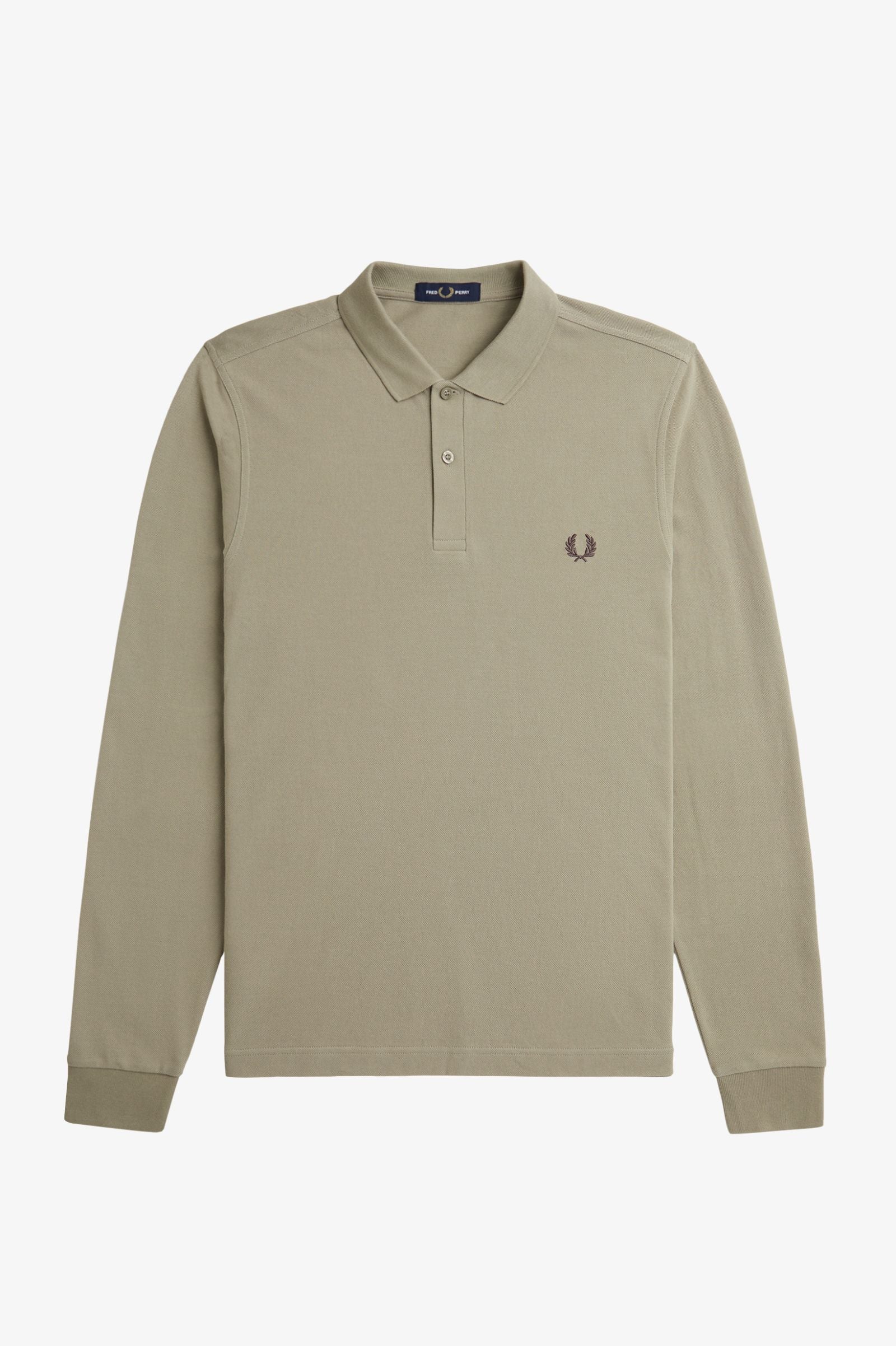 LS PLAIN FRED PERRY SHIRT