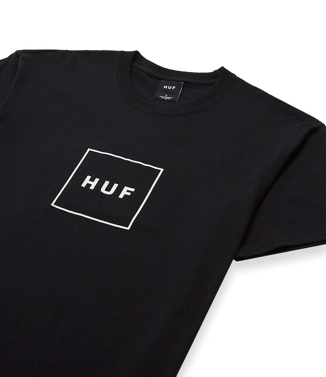 Huf Box Logo Sticker in Black - O/S