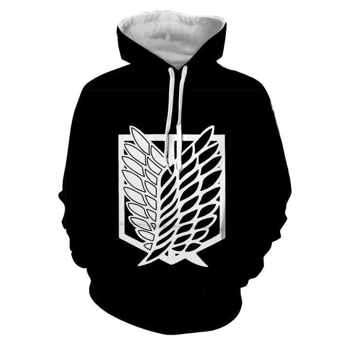 Attack On Titan Dope Scout Regiment Logo Survey Corps Hoodie
