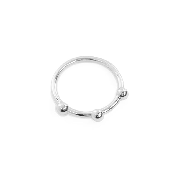 The Tres Ring in Silver