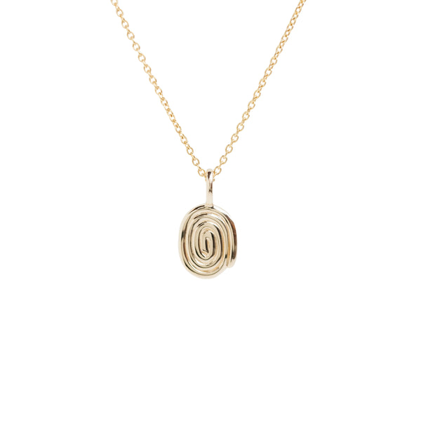 The Reverié Charm Pendant in Yellow Gold