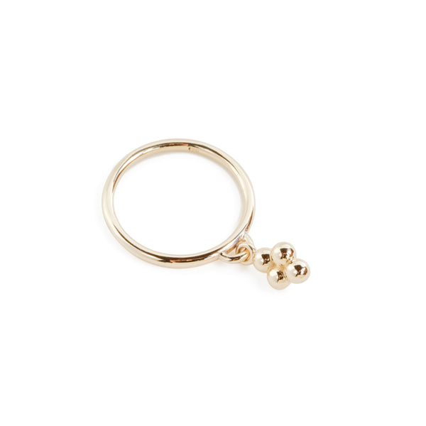 The Quattuor Charm Ring in Yellow Gold
