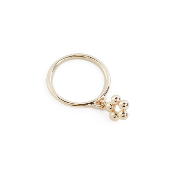 The Quinque Charm Ring in Yellow Gold