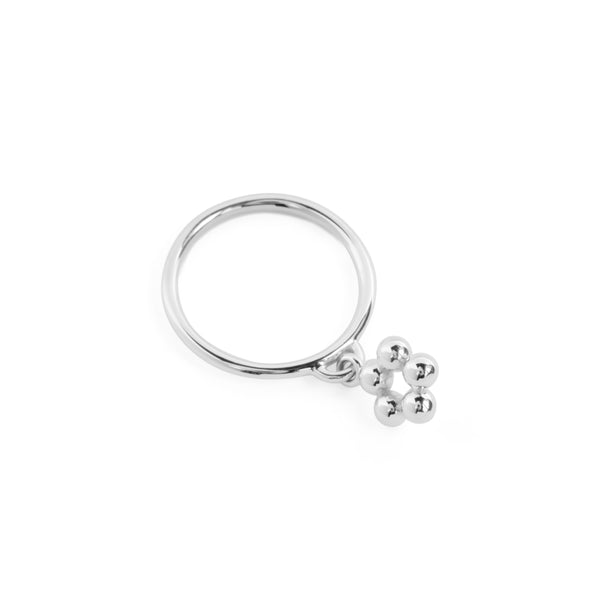 The Quinque Charm Ring in Silver
