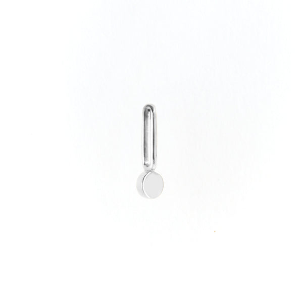 The Dot Pendant Charm in Silver