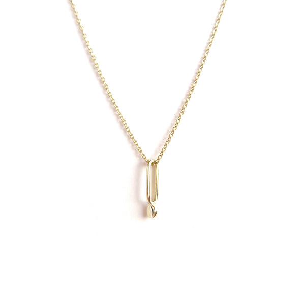 The Dot Pendant in Yellow Gold