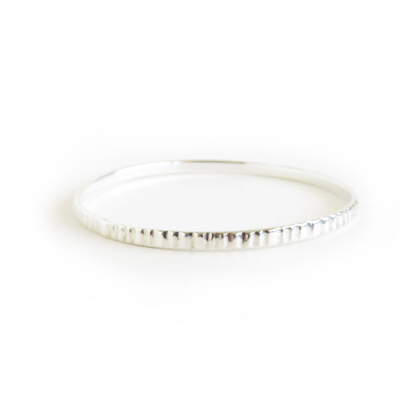 The Limpet Bangle in Silver