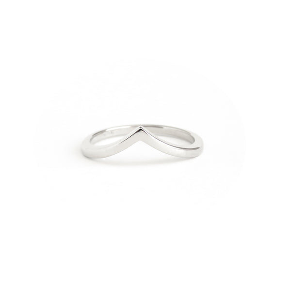 Wishbone Ring in Silver