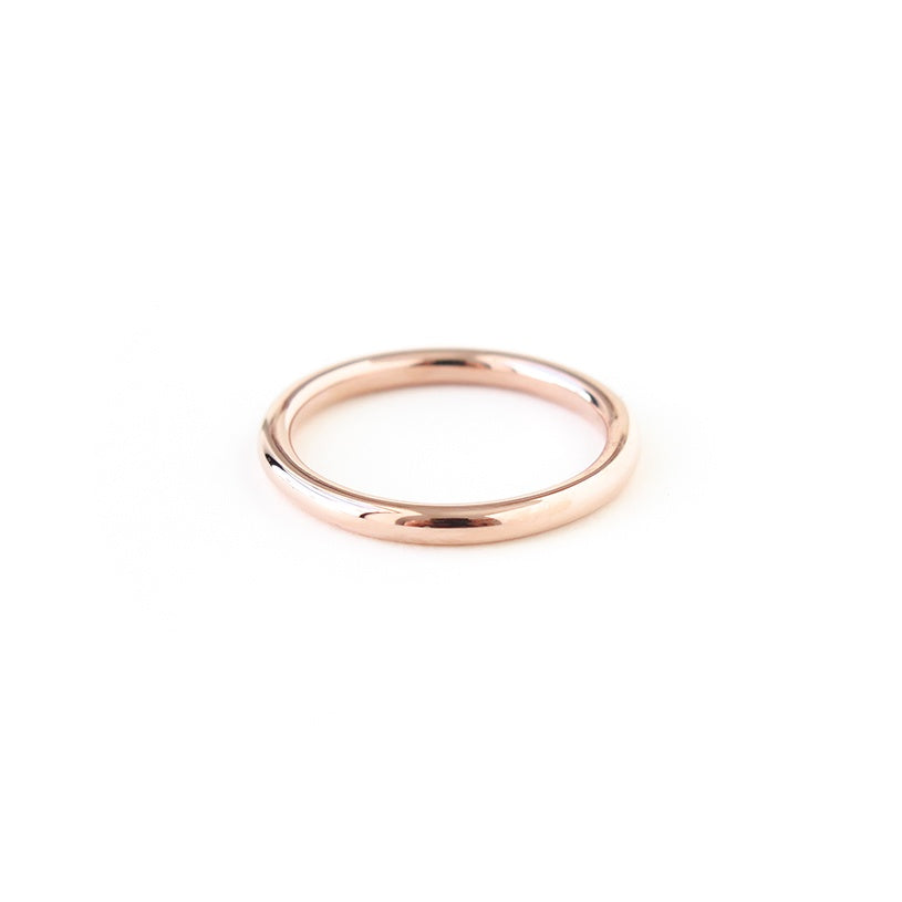 Full Round Band In Rose Gold Dear Rae Jewellery