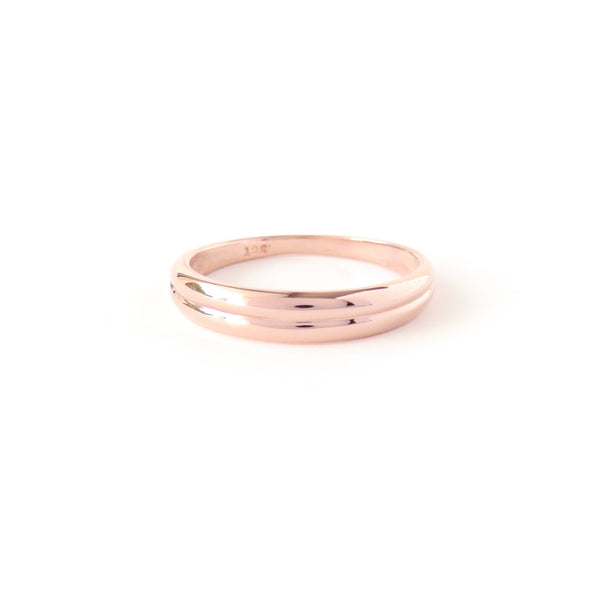 The Horizon Ring in Rose Gold