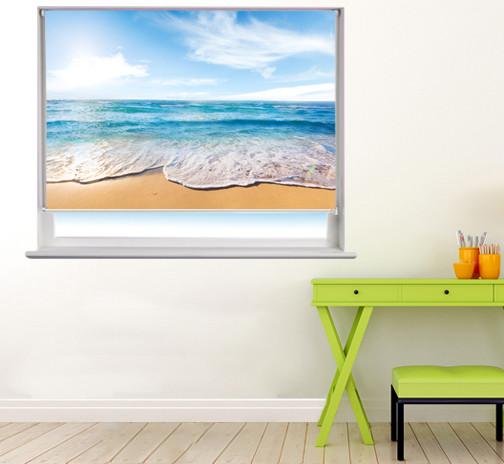 Photo Printed Picture Blinds | Tropical Sea & Beach | Art Fever