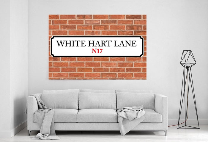 White Hart Lane Sign Tottenham Canvas Print | Custom Canvas Print | Art ...