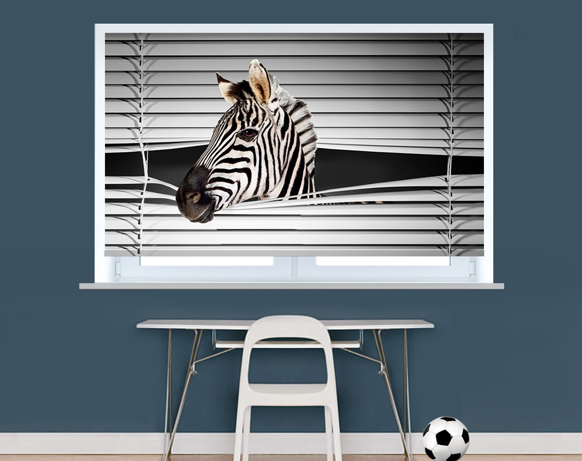 custom art print window blinds