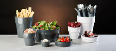 APS Flower Pot Range of Melamine Buffet equipment from Chefswarehouse UK