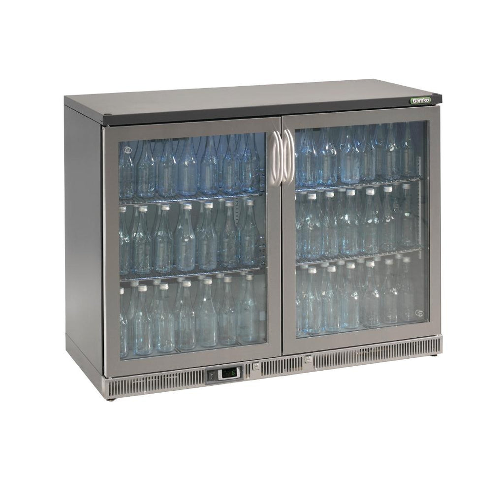  Gamko Bottle Cooler - Double Hinged Door 275 Ltr Stainless Steel 