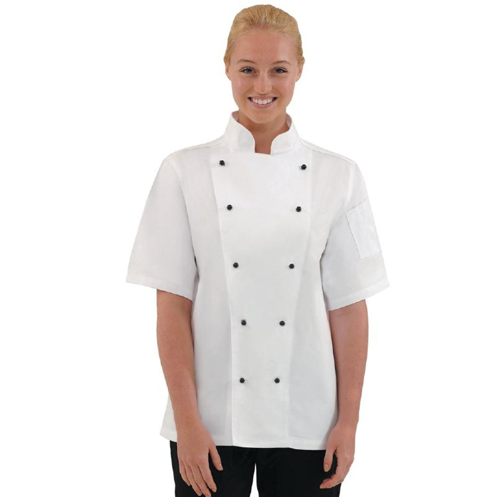  Whites Chicago Unisex Chefs Jacket Short Sleeve 2XL 