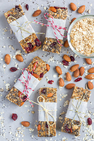 Granola bars med økologiske mandler