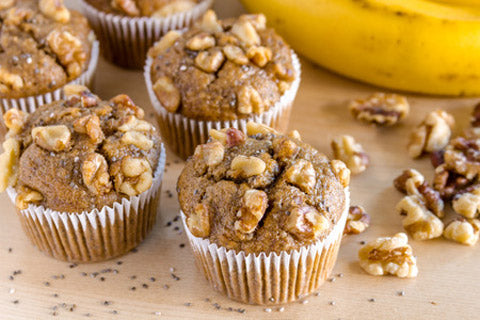 Quinoa muffins med økologisk chia og banan