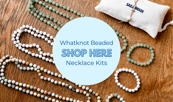 shop whatknot beaded bracelet and necklace kits here