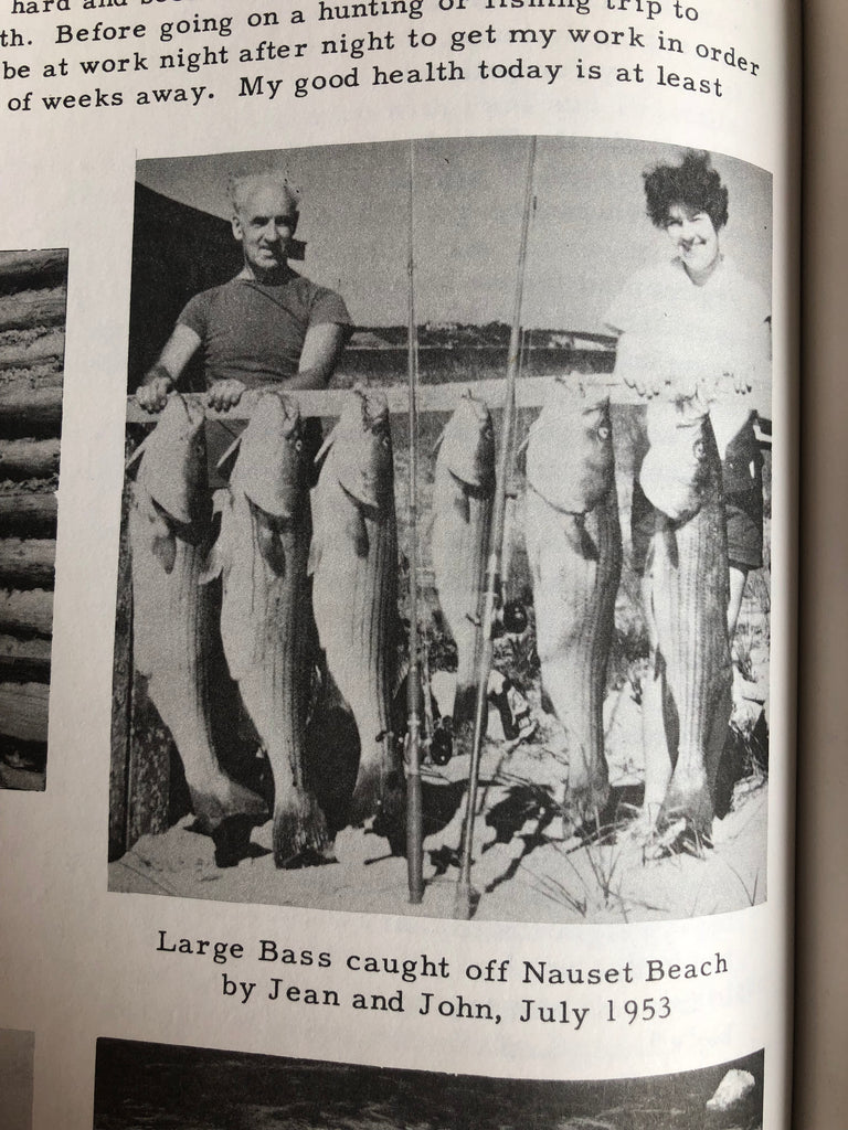 striped bass fishing 1953 pleasant bay chatham, ma