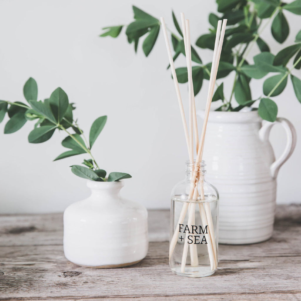 farm + sea reed diffusers, a female-foudned new england business