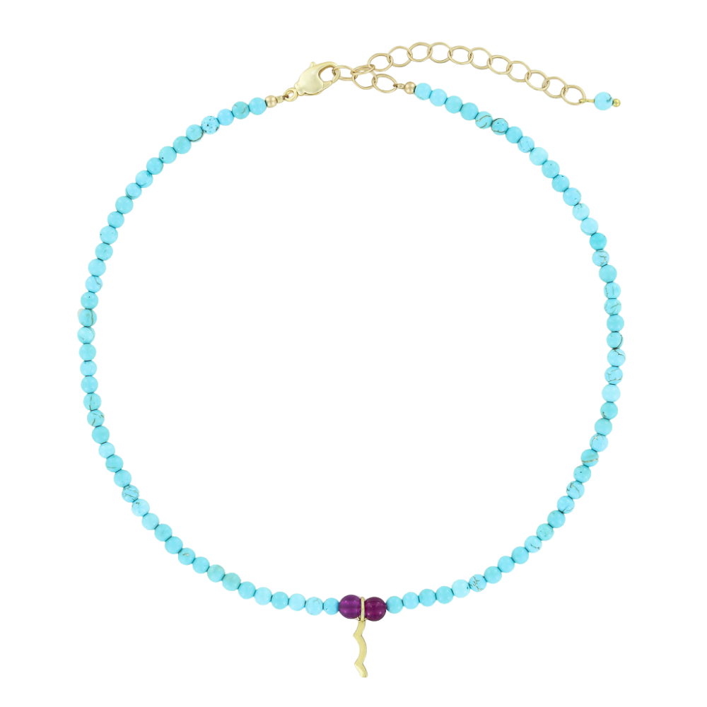 Sailormade Rayminder UV Awareness Necklace in Cyan Turquoise ...