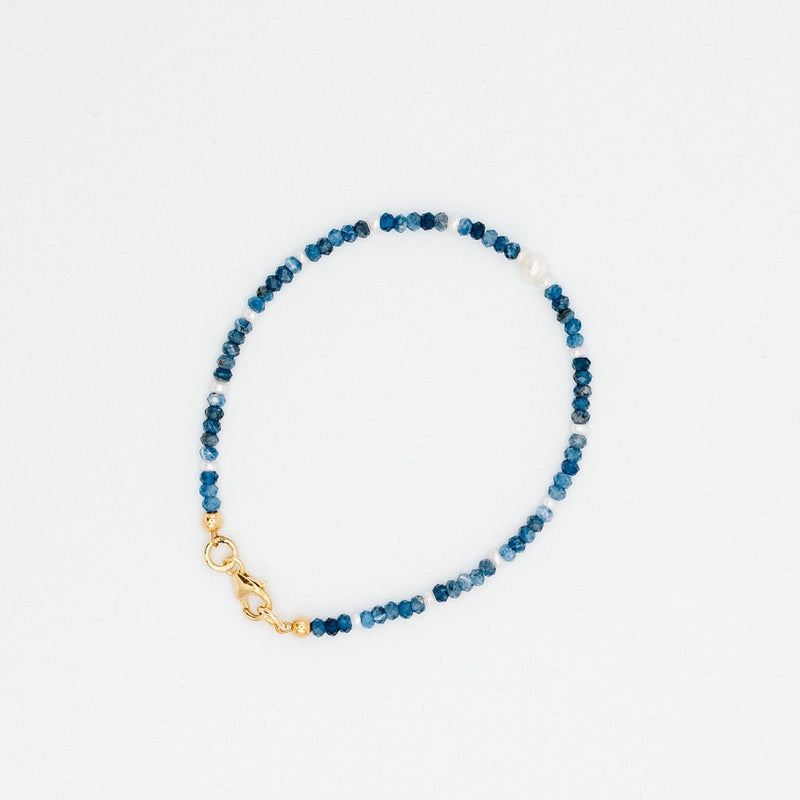 Women Clothing - Tank Fashion,Shop for Women's Clothes Fashionwomen's mini sodalite and pearl chip bead bracelet made in our Boston, MA jewelry studio.
