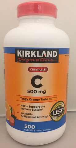 Kirkland Signature Vitamin C 1000mg 500 Tablets Rokbuy
