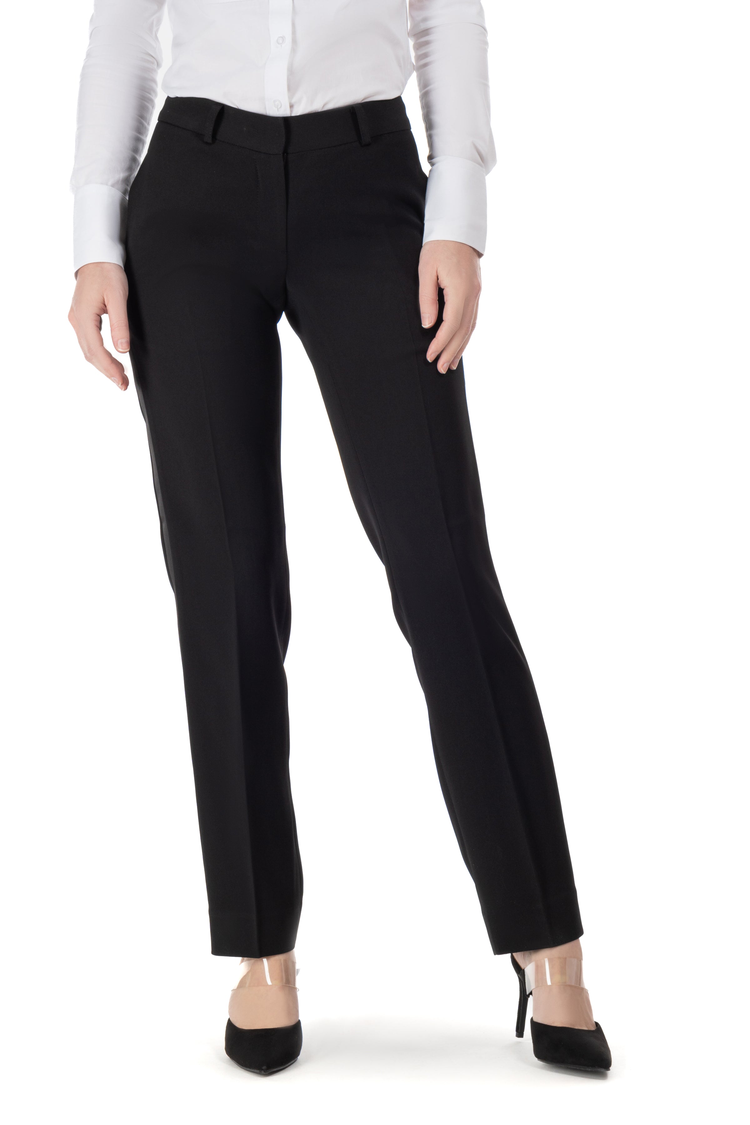 SWASTIIKENTERPRISE Slim Fit Women Black Trousers  Buy SWASTIIKENTERPRISE Slim  Fit Women Black Trousers Online at Best Prices in India  Flipkartcom