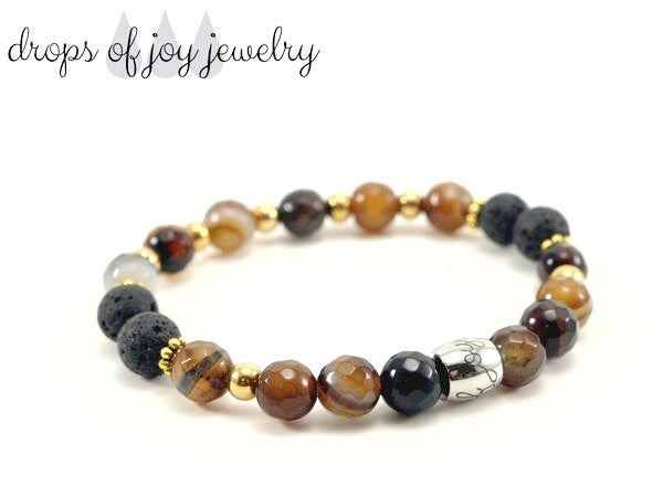 Balanced Lava Stone Diffuser Bracelet