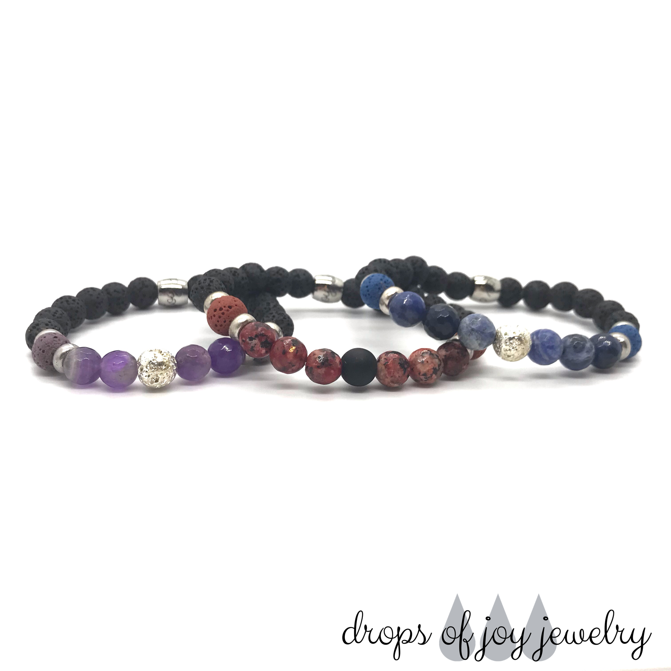 Accent Lava Stone Diffuser Bracelet