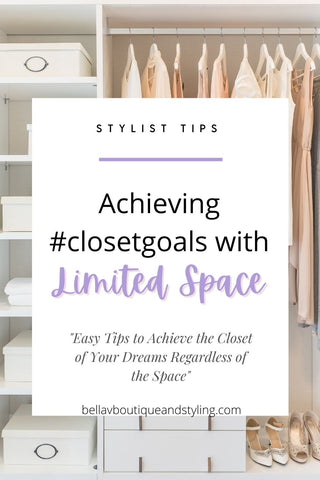 Bella V Boutique How to Create Closet Goal with Limited Space 