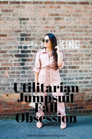 Bella V Boutique Utilitarian Jumpsuit Fall Obsession 