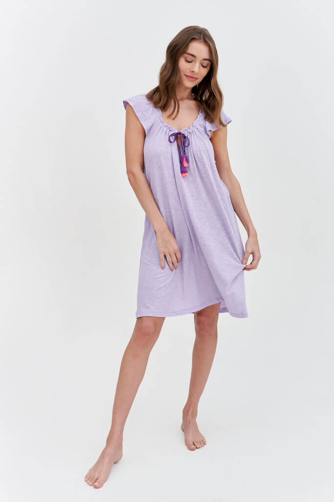 Pima Keyhole Nightgown