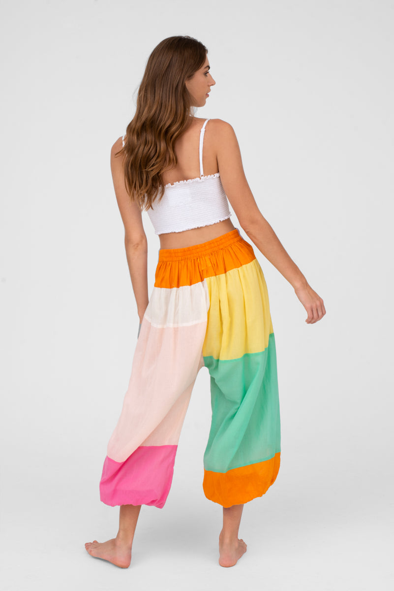 Aladdin Color Patch Pant