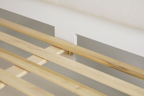 Extra strong hardwood solid wood bed slats, heavy duty solid wood made by Abowed,  Finest UK Bed Maker