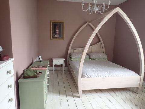 Shabby Chic Four Poster Bed