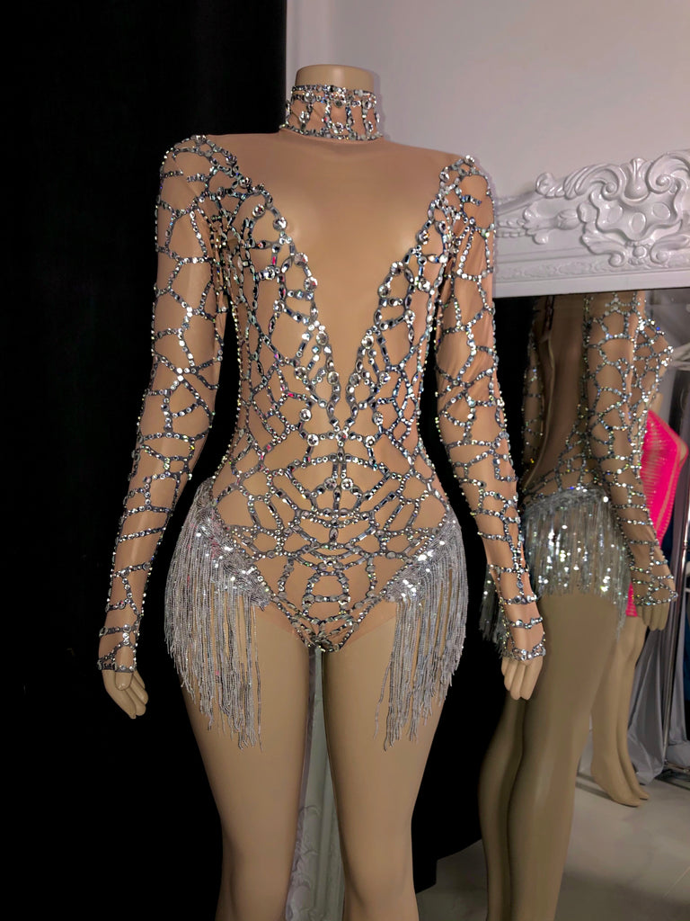 bedazzled bodysuit