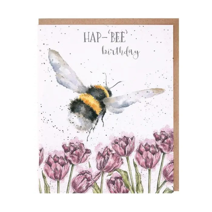 🐝 Hap-Bee Birthday Card – Sweet Wishes in Bloom