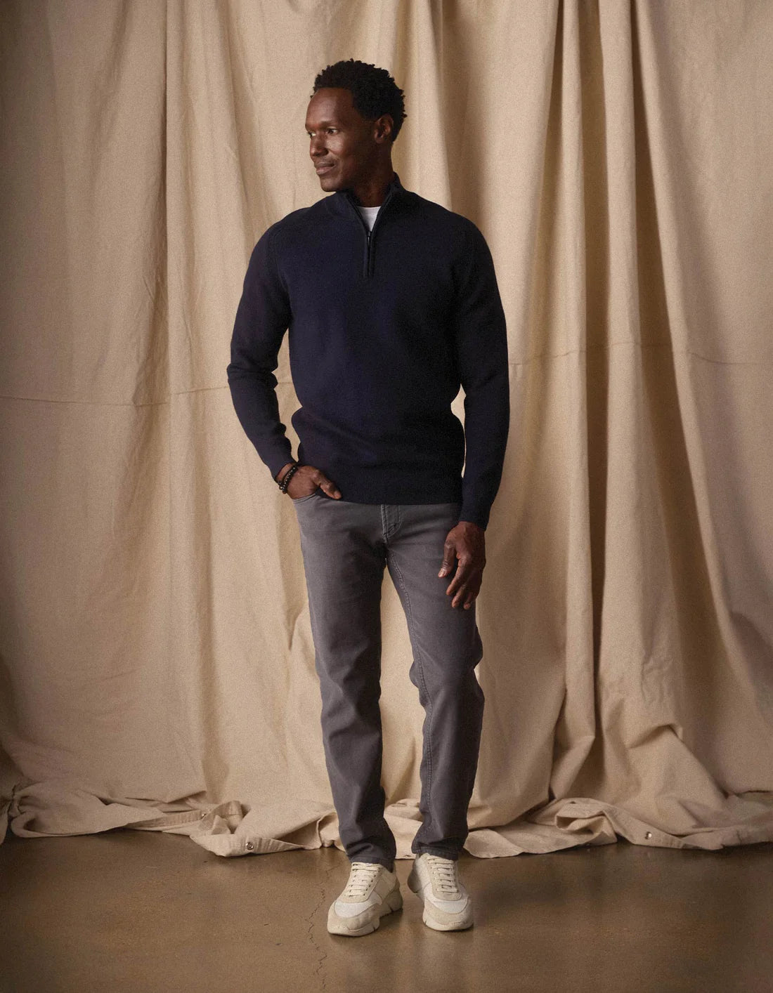 Cooper's Landing Quarter zip - Navy