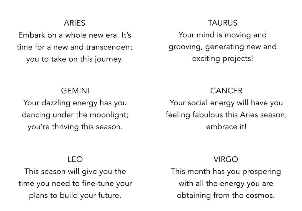april through virgo horoscopes