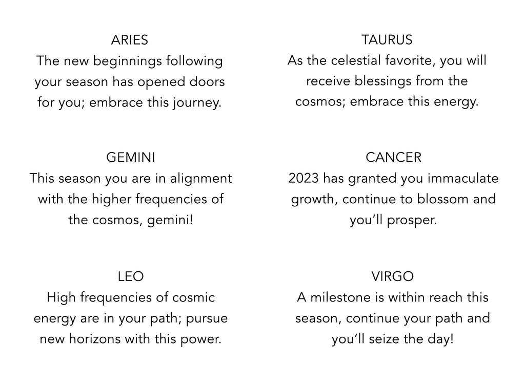 aries through virgo horoscopes