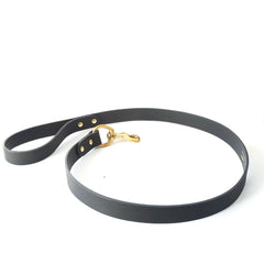 Fetch & Follow Leather Lead In Grey - Alfie & Bear