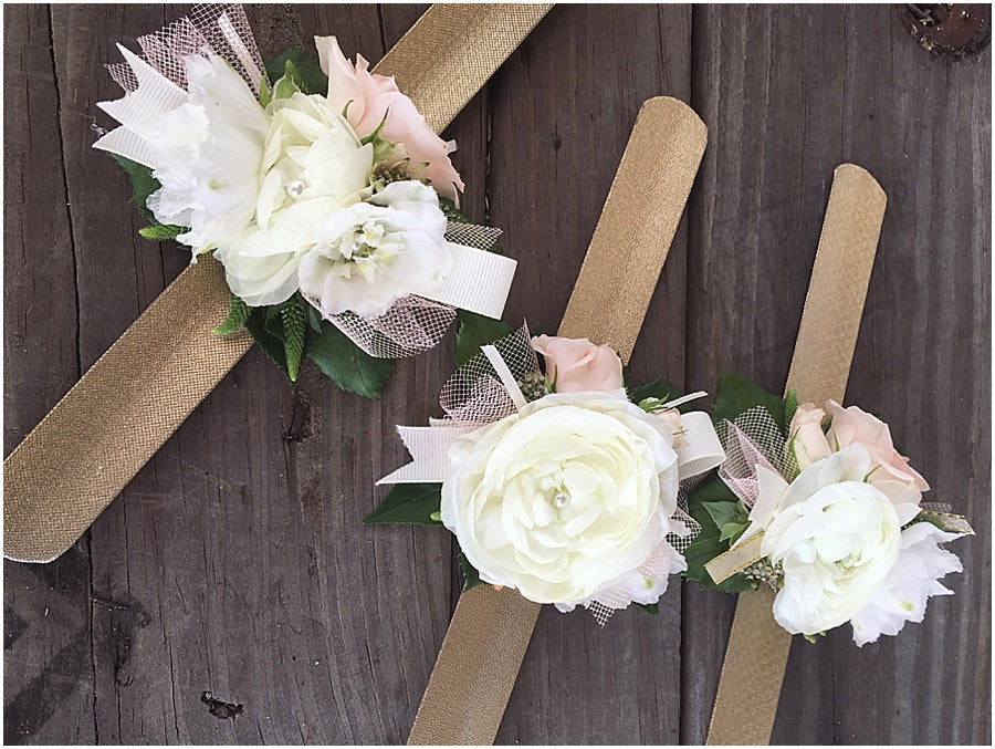 little miss lovely floral design // indian river life saving station wedding // grandmother corsages