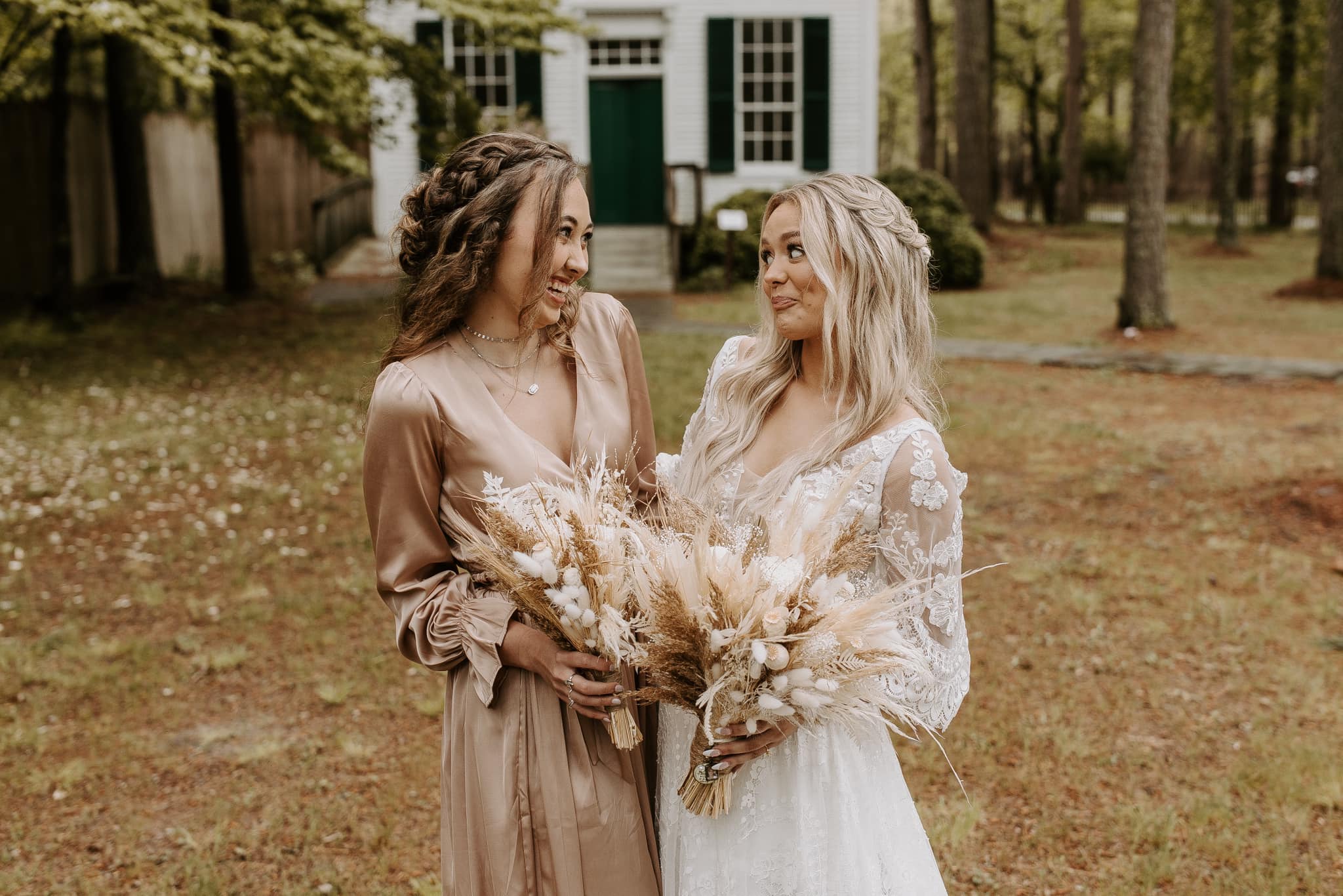 little miss lovely floral design // dried wedding bouquets florals snow hill md wedding florist