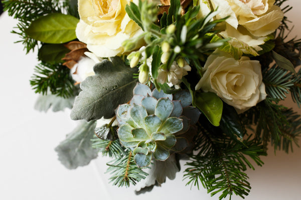 little miss lovely floral design // winter wedding birthday event at Atlantic Sands Hotel in Rehoboth DE // The Beards Photography