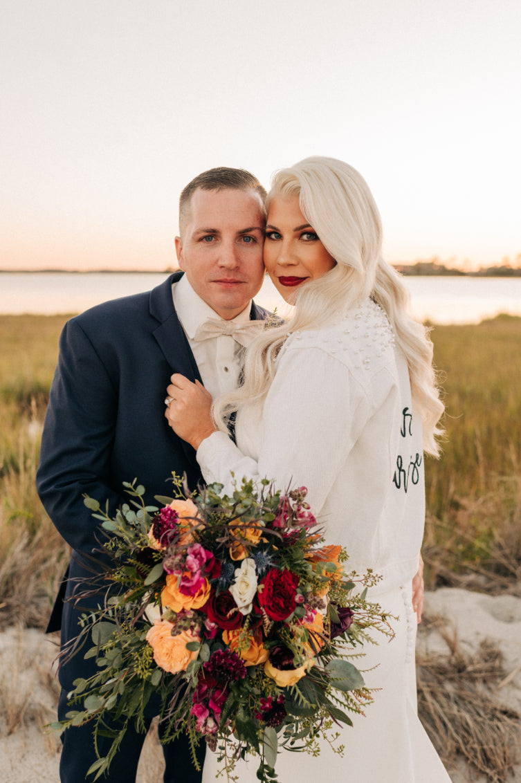 little miss lovely floral design // signatures at bayside wedding florist selbyville fenwick island de